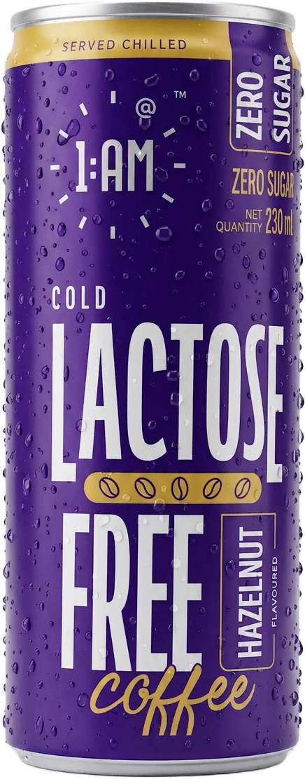 1AM Lactose Free Hazelnut 230ml can